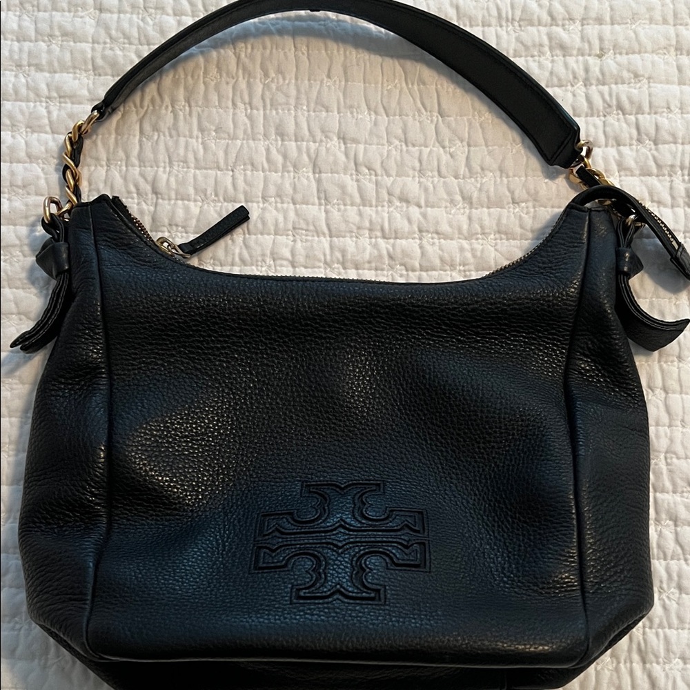 Tory Burch Black Leather Hobo
